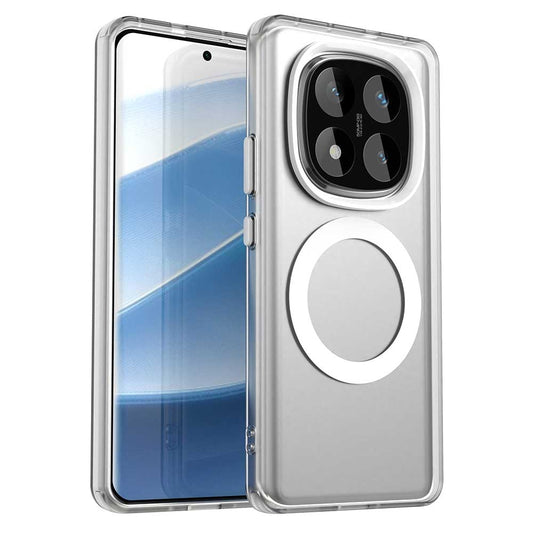 Redmi Note 14 Pro 5G Durable MagSafe Phone Case - Hybrid TPU & PC Design, Lightweight & Stylish, Candy Colour, Wireless Charging Friendly