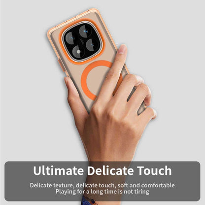 Redmi Note 14 Pro 5G Durable MagSafe Phone Case - Hybrid TPU & PC Design, Lightweight & Stylish, Candy Colour, Wireless Charging Friendly