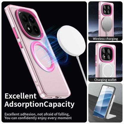 Redmi Note 14 Pro 5G Durable MagSafe Phone Case - Hybrid TPU & PC Design, Lightweight & Stylish, Candy Colour, Wireless Charging Friendly