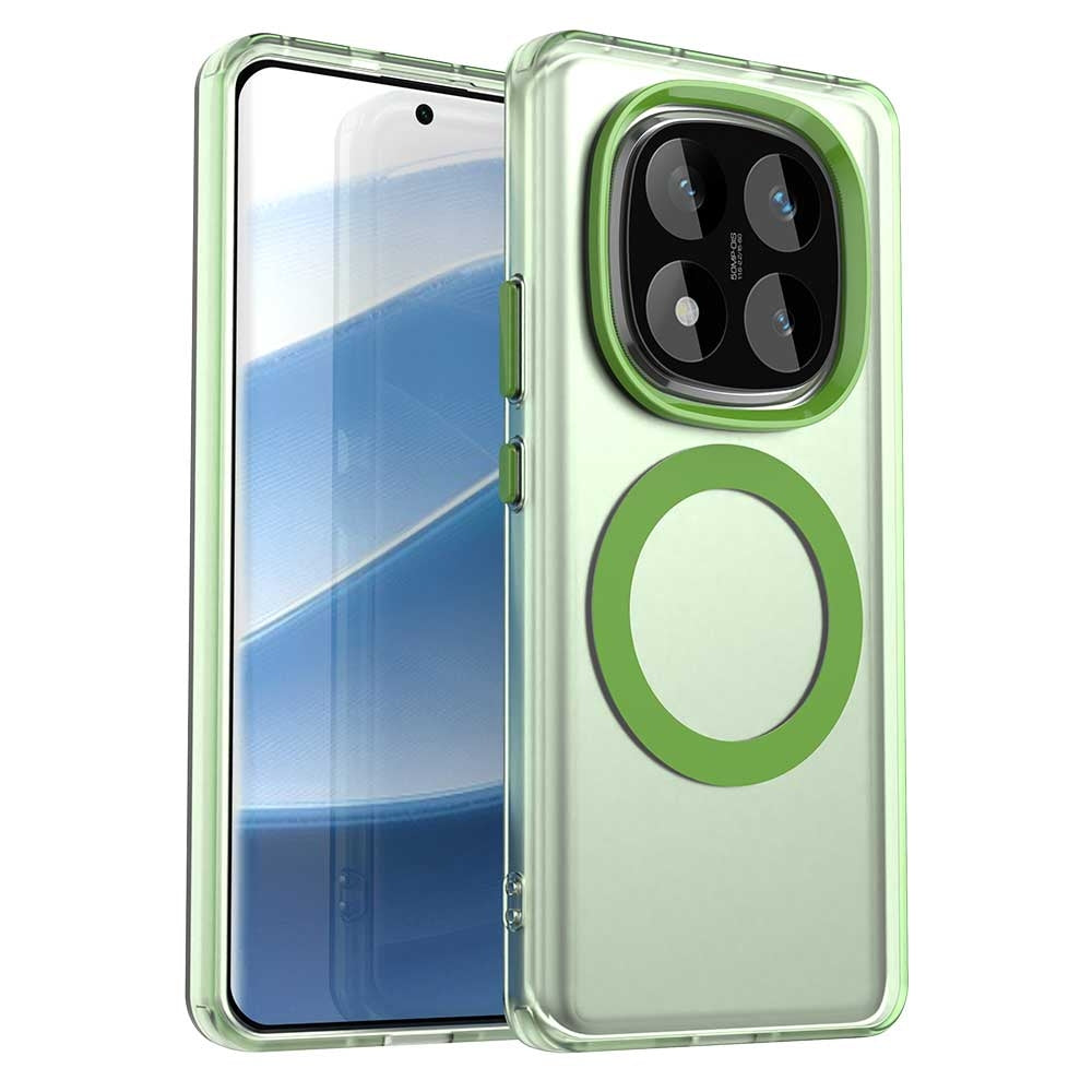 Redmi Note 14 Pro 5G Durable MagSafe Phone Case - Hybrid TPU & PC Design, Lightweight & Stylish, Candy Colour, Wireless Charging Friendly