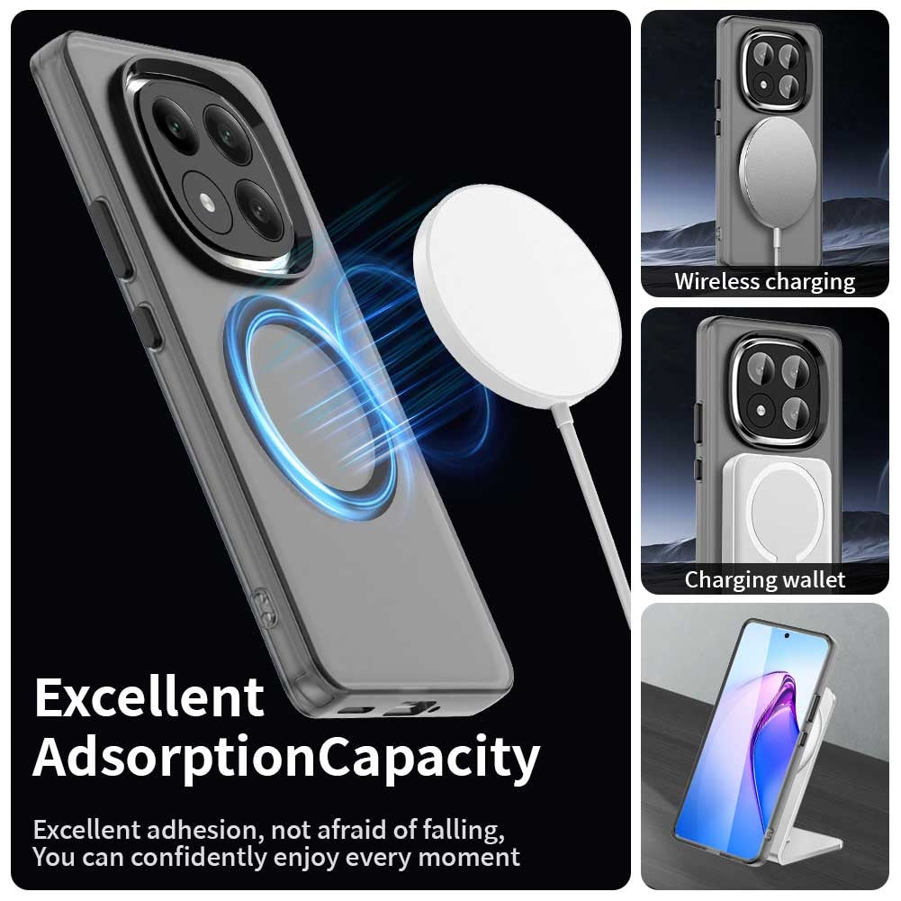 Redmi Note 14 Pro+ 5G Durable MagSafe Phone Case - Hybrid TPU & PC Design, Lightweight & Stylish, Candy Colour, Wireless Charging Friendly