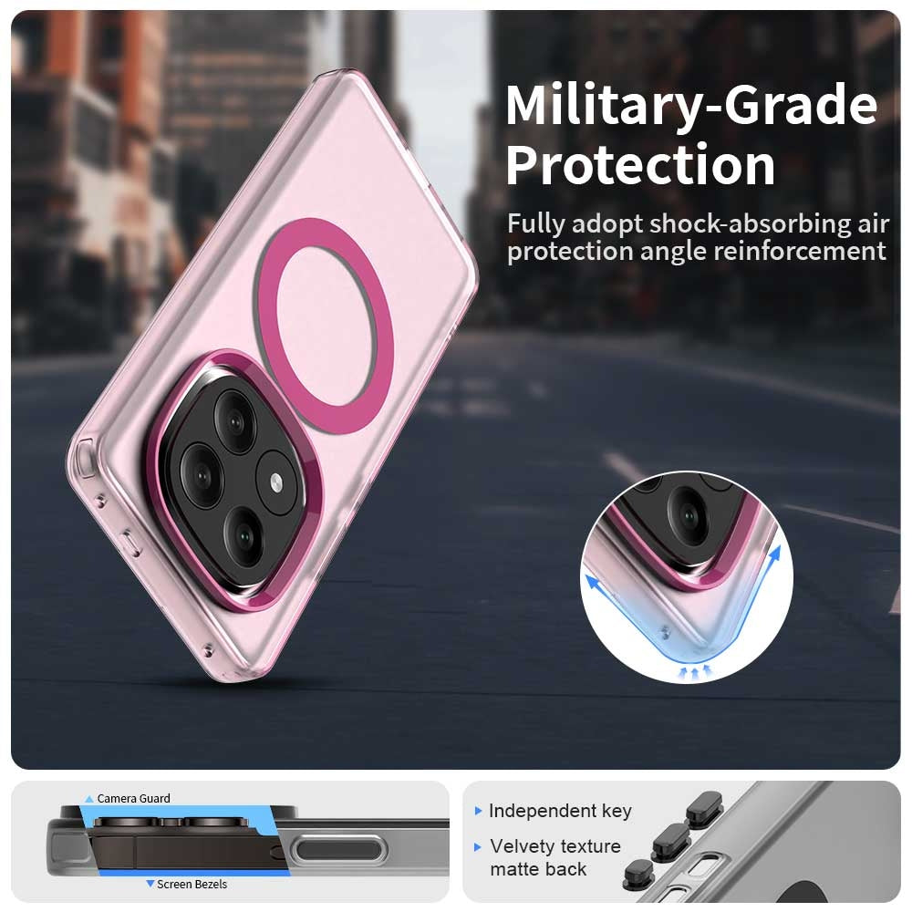 Redmi Note 14 Pro+ 5G Durable MagSafe Phone Case - Hybrid TPU & PC Design, Lightweight & Stylish, Candy Colour, Wireless Charging Friendly