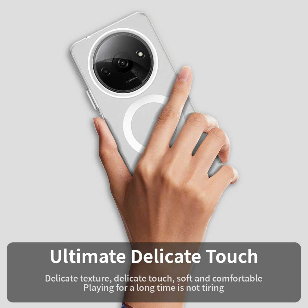 Redmi A3 Durable MagSafe Phone Case - Hybrid TPU & PC Design, Lightweight & Stylish, Candy Colour, Wireless Charging Friendly