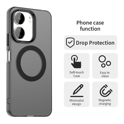 Redmi 13R 5G Durable MagSafe Phone Case - Hybrid TPU & PC Design, Lightweight & Stylish, Candy Colour, Wireless Charging Friendly
