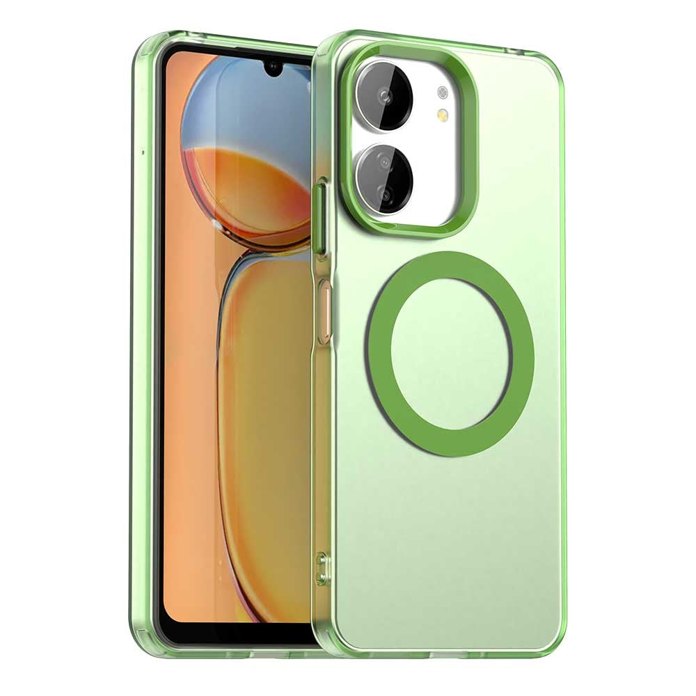 Redmi 13R 5G Durable MagSafe Phone Case - Hybrid TPU & PC Design, Lightweight & Stylish, Candy Colour, Wireless Charging Friendly