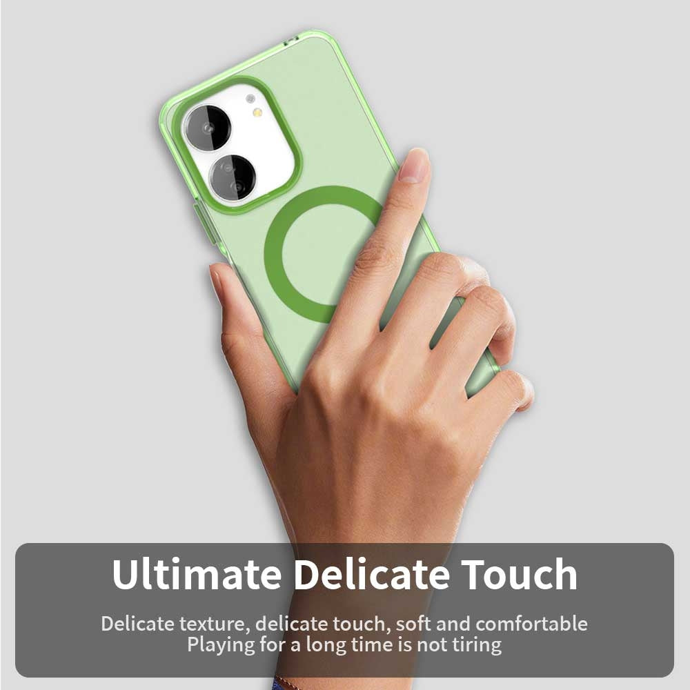 Redmi 13R 5G Durable MagSafe Phone Case - Hybrid TPU & PC Design, Lightweight & Stylish, Candy Colour, Wireless Charging Friendly