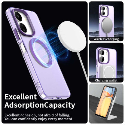 Redmi 13R 5G Durable MagSafe Phone Case - Hybrid TPU & PC Design, Lightweight & Stylish, Candy Colour, Wireless Charging Friendly