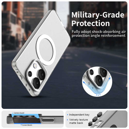 Redmi Note 13 4G Durable MagSafe Phone Case - Hybrid TPU & PC Design, Lightweight & Stylish, Candy Colour, Wireless Charging Friendly