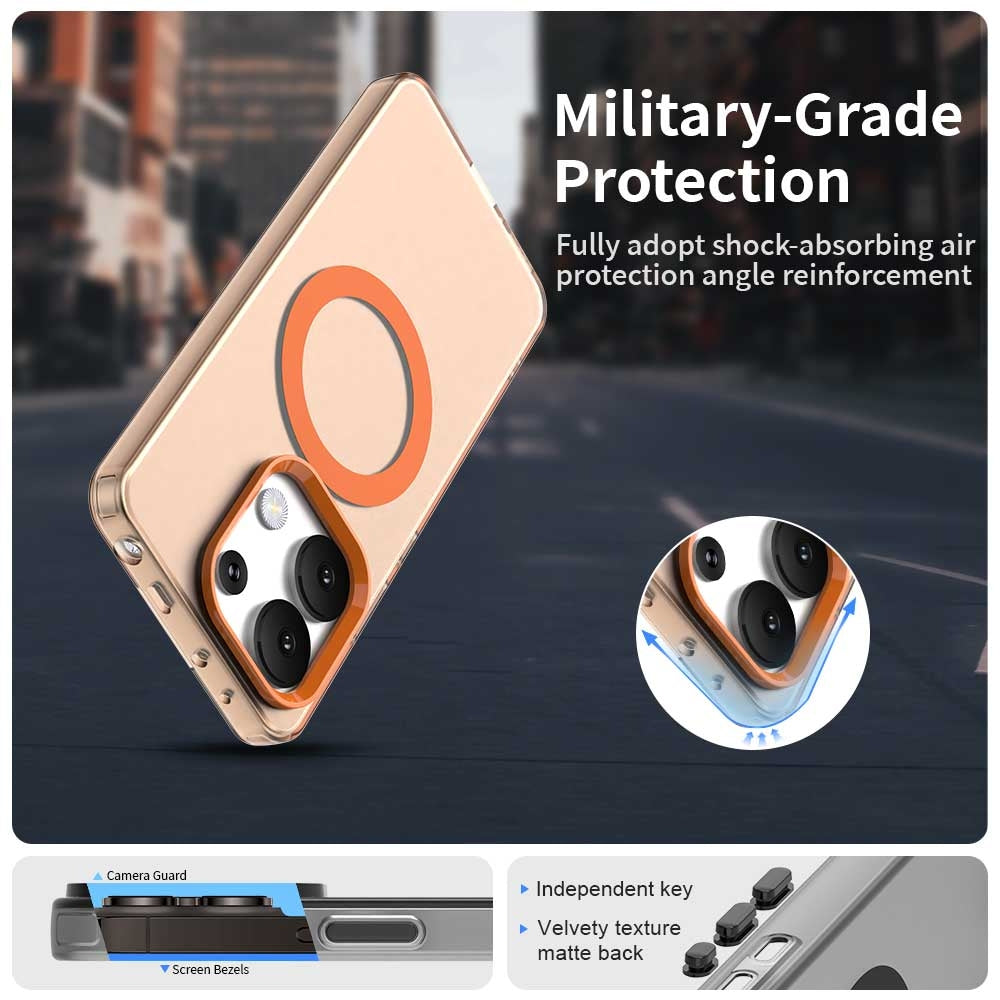 Redmi Note 13 4G Durable MagSafe Phone Case - Hybrid TPU & PC Design, Lightweight & Stylish, Candy Colour, Wireless Charging Friendly