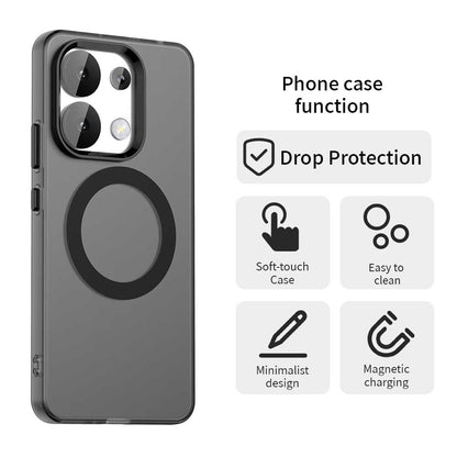 Redmi Note 13 4G Durable MagSafe Phone Case - Hybrid TPU & PC Design, Lightweight & Stylish, Candy Colour, Wireless Charging Friendly
