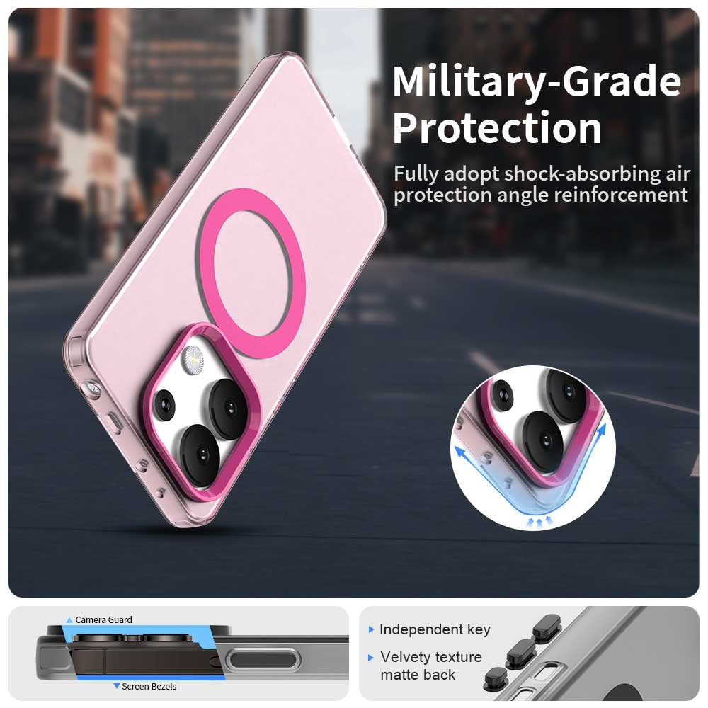 Redmi Note 13 4G Durable MagSafe Phone Case - Hybrid TPU & PC Design, Lightweight & Stylish, Candy Colour, Wireless Charging Friendly