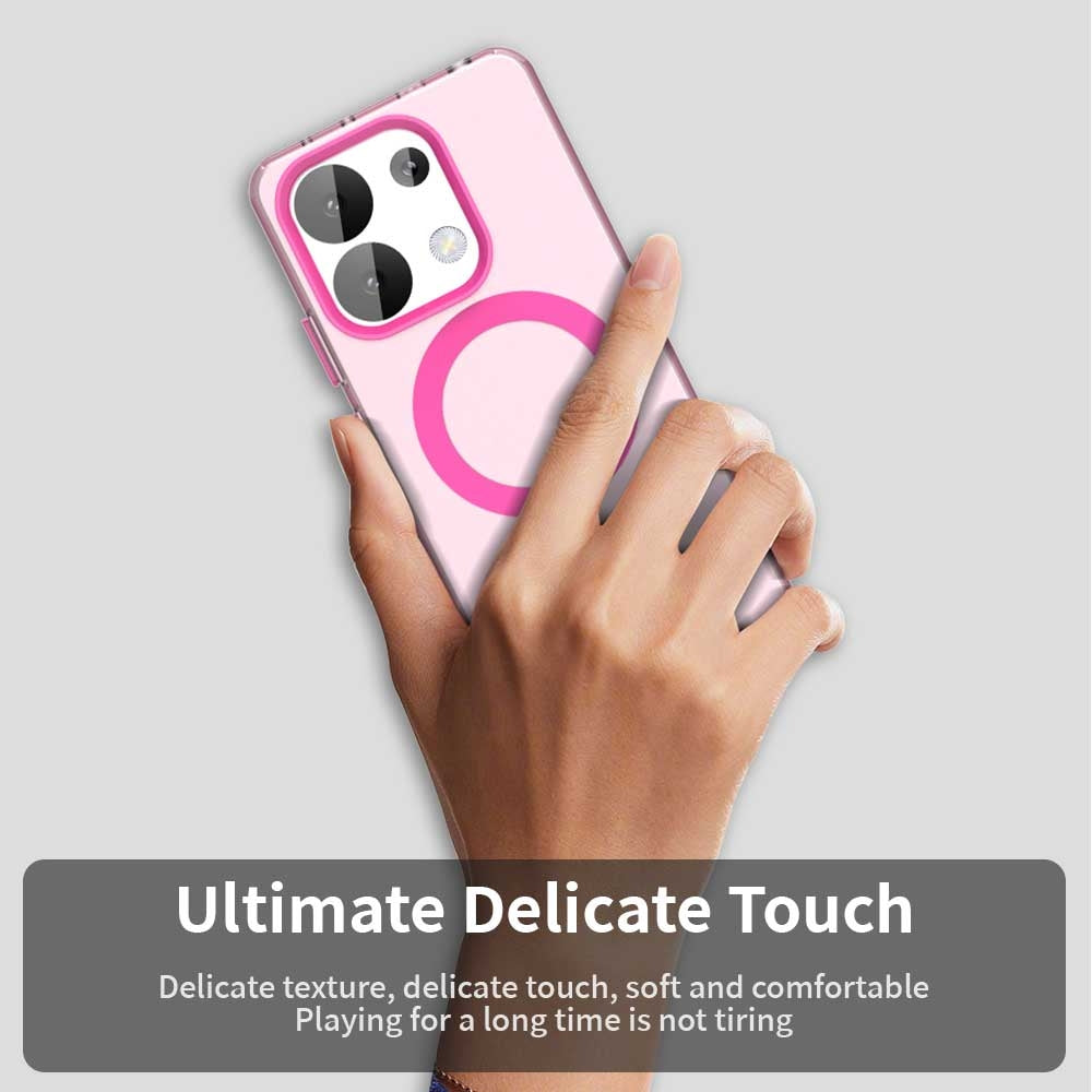 Redmi Note 13 4G Durable MagSafe Phone Case - Hybrid TPU & PC Design, Lightweight & Stylish, Candy Colour, Wireless Charging Friendly