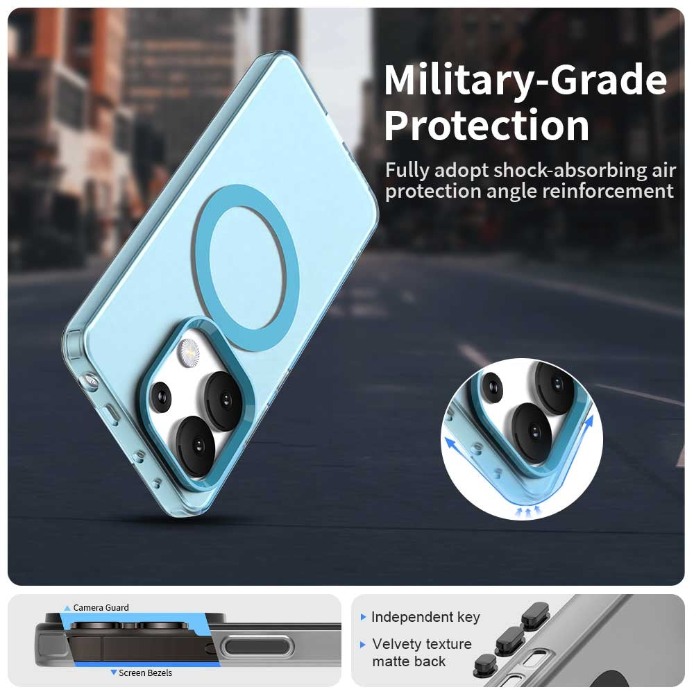 Redmi Note 13 4G Durable MagSafe Phone Case - Hybrid TPU & PC Design, Lightweight & Stylish, Candy Colour, Wireless Charging Friendly