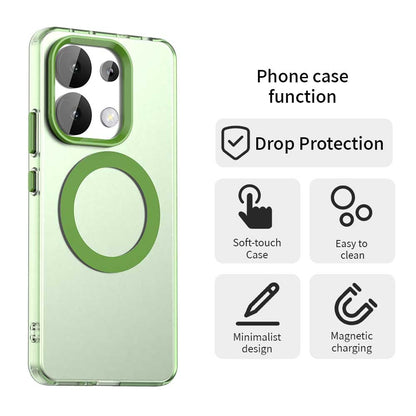 Redmi Note 13 4G Durable MagSafe Phone Case - Hybrid TPU & PC Design, Lightweight & Stylish, Candy Colour, Wireless Charging Friendly