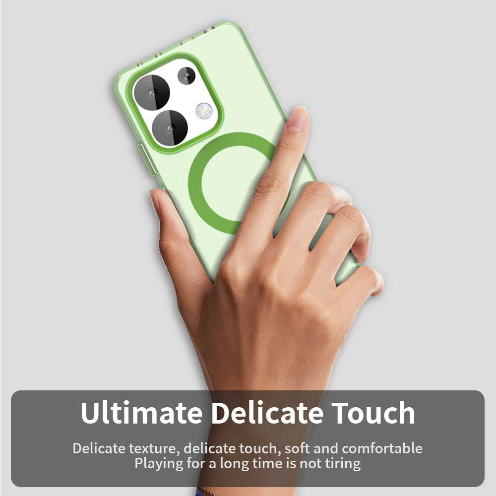 Redmi Note 13 4G Durable MagSafe Phone Case - Hybrid TPU & PC Design, Lightweight & Stylish, Candy Colour, Wireless Charging Friendly