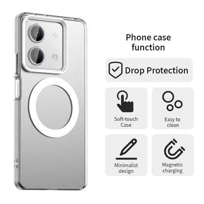 Redmi Note 13 5G Durable MagSafe Phone Case - Hybrid TPU & PC Design, Lightweight & Stylish, Candy Colour, Wireless Charging Friendly