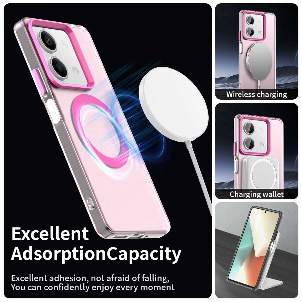 Redmi Note 13 5G Durable MagSafe Phone Case - Hybrid TPU & PC Design, Lightweight & Stylish, Candy Colour, Wireless Charging Friendly