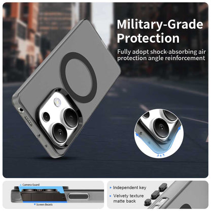 Redmi Note 13 Pro 4G Durable MagSafe Phone Case - Hybrid TPU & PC Design, Lightweight & Stylish, Candy Colour, Wireless Charging Friendly