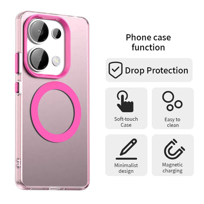 Redmi Note 13 Pro 4G Durable MagSafe Phone Case - Hybrid TPU & PC Design, Lightweight & Stylish, Candy Colour, Wireless Charging Friendly