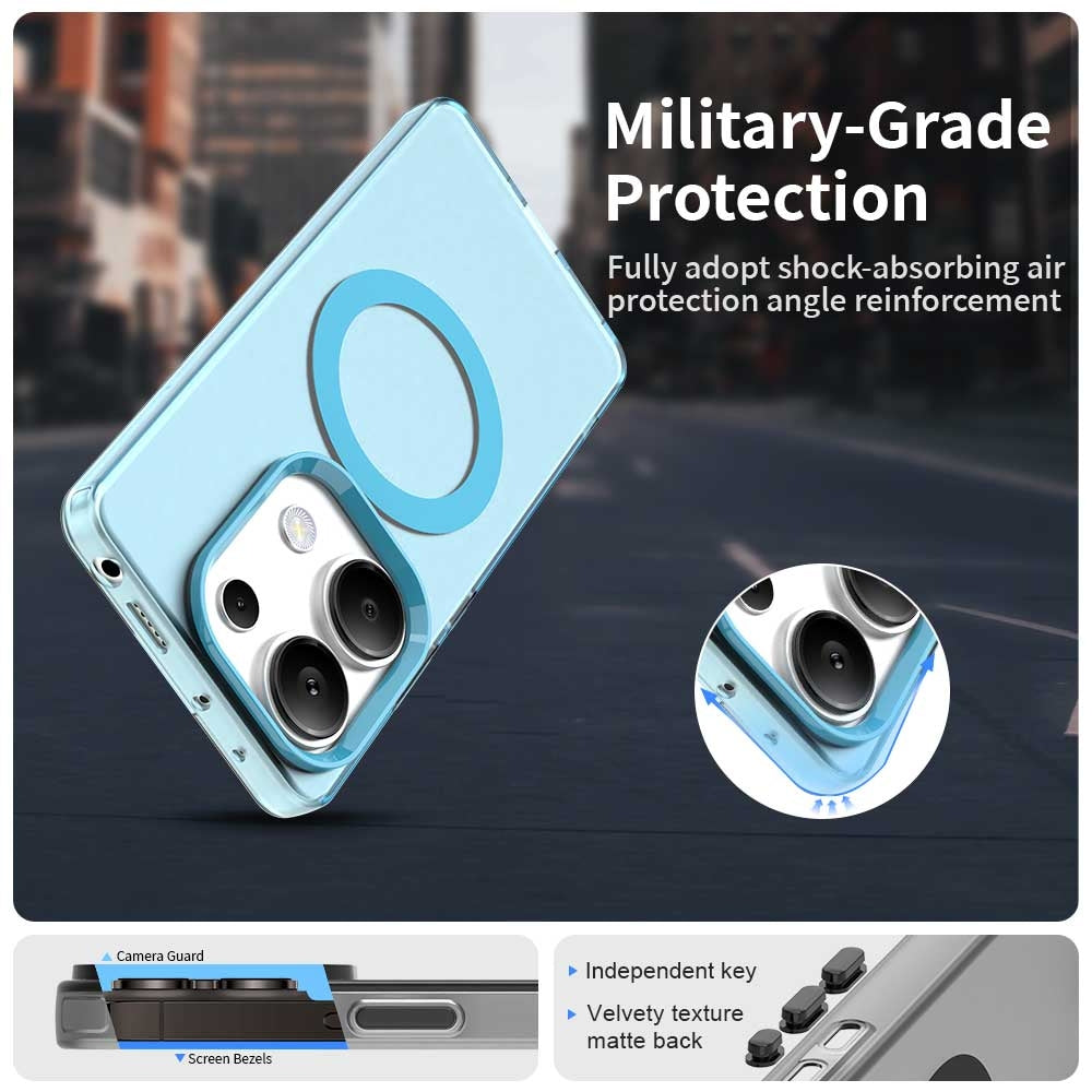 Redmi Note 13 Pro 4G Durable MagSafe Phone Case - Hybrid TPU & PC Design, Lightweight & Stylish, Candy Colour, Wireless Charging Friendly