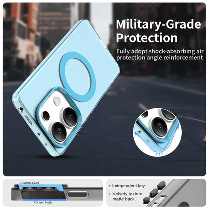 Redmi Note 13 Pro 4G Durable MagSafe Phone Case - Hybrid TPU & PC Design, Lightweight & Stylish, Candy Colour, Wireless Charging Friendly