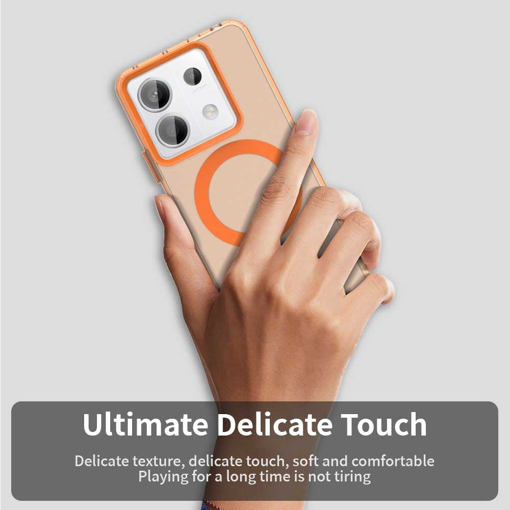 Redmi Note 13 Pro 5G Durable MagSafe Phone Case - Hybrid TPU & PC Design, Lightweight & Stylish, Candy Colour, Wireless Charging Friendly