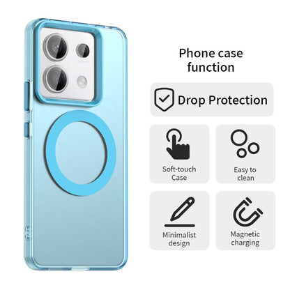 Redmi Note 13 Pro 5G Durable MagSafe Phone Case - Hybrid TPU & PC Design, Lightweight & Stylish, Candy Colour, Wireless Charging Friendly