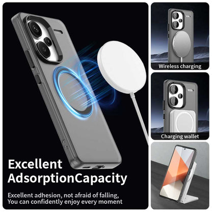 Redmi Note 13 Pro+ Durable MagSafe Phone Case - Hybrid TPU & PC Design, Lightweight & Stylish, Candy Colour, Wireless Charging Friendly