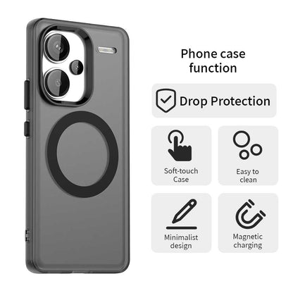 Redmi Note 13 Pro+ Durable MagSafe Phone Case - Hybrid TPU & PC Design, Lightweight & Stylish, Candy Colour, Wireless Charging Friendly