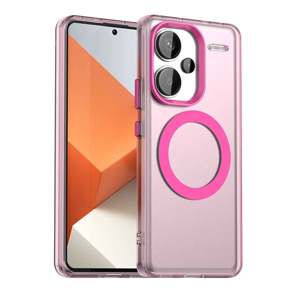 Redmi Note 13 Pro+ Durable MagSafe Phone Case - Hybrid TPU & PC Design, Lightweight & Stylish, Candy Colour, Wireless Charging Friendly
