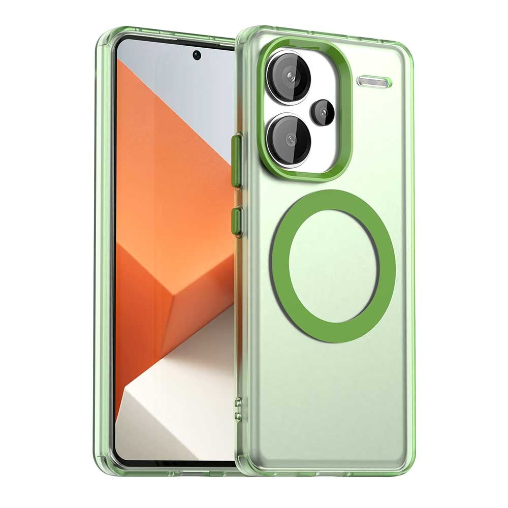 Redmi Note 13 Pro+ Durable MagSafe Phone Case - Hybrid TPU & PC Design, Lightweight & Stylish, Candy Colour, Wireless Charging Friendly