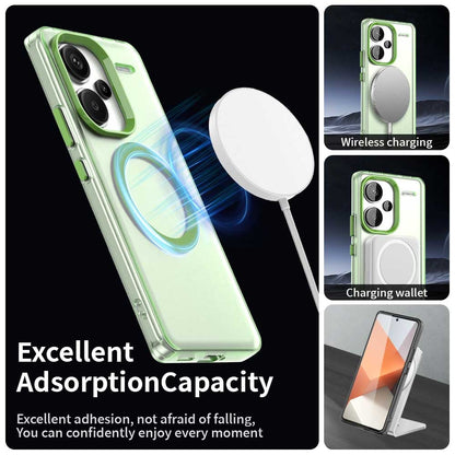 Redmi Note 13 Pro+ Durable MagSafe Phone Case - Hybrid TPU & PC Design, Lightweight & Stylish, Candy Colour, Wireless Charging Friendly