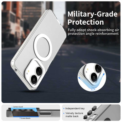 Redmi 13C 4G Durable MagSafe Phone Case - Hybrid TPU & PC Design, Lightweight & Stylish, Candy Colour, Wireless Charging Friendly