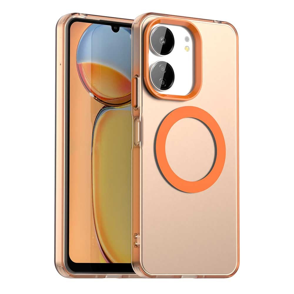 Redmi 13C 5G Durable MagSafe Phone Case - Hybrid TPU & PC Design, Lightweight & Stylish, Candy Colour, Wireless Charging Friendly