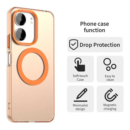 Redmi 13C 5G Durable MagSafe Phone Case - Hybrid TPU & PC Design, Lightweight & Stylish, Candy Colour, Wireless Charging Friendly