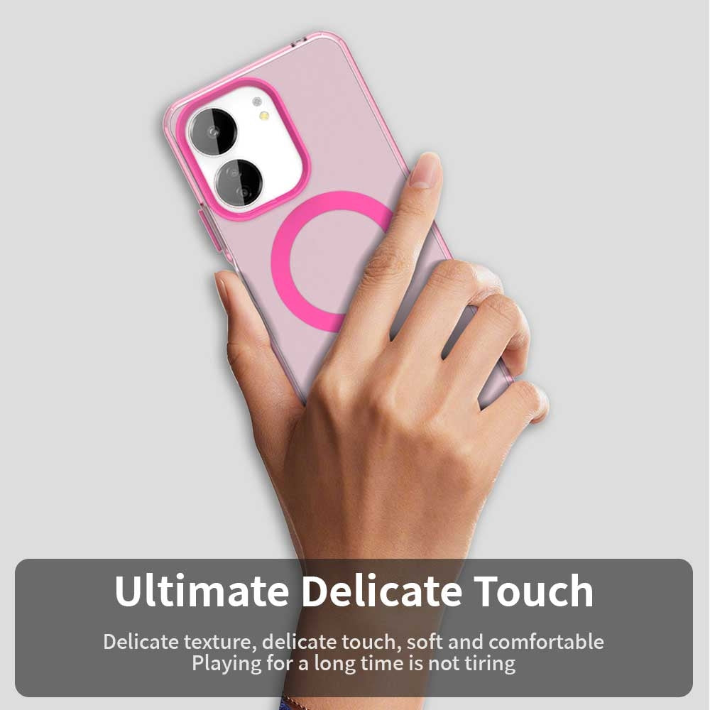Redmi 13C 5G Durable MagSafe Phone Case - Hybrid TPU & PC Design, Lightweight & Stylish, Candy Colour, Wireless Charging Friendly