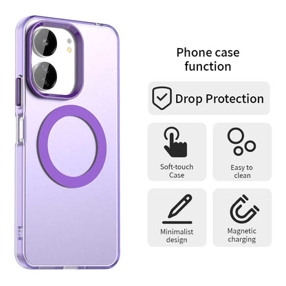 Redmi 13C 5G Durable MagSafe Phone Case - Hybrid TPU & PC Design, Lightweight & Stylish, Candy Colour, Wireless Charging Friendly