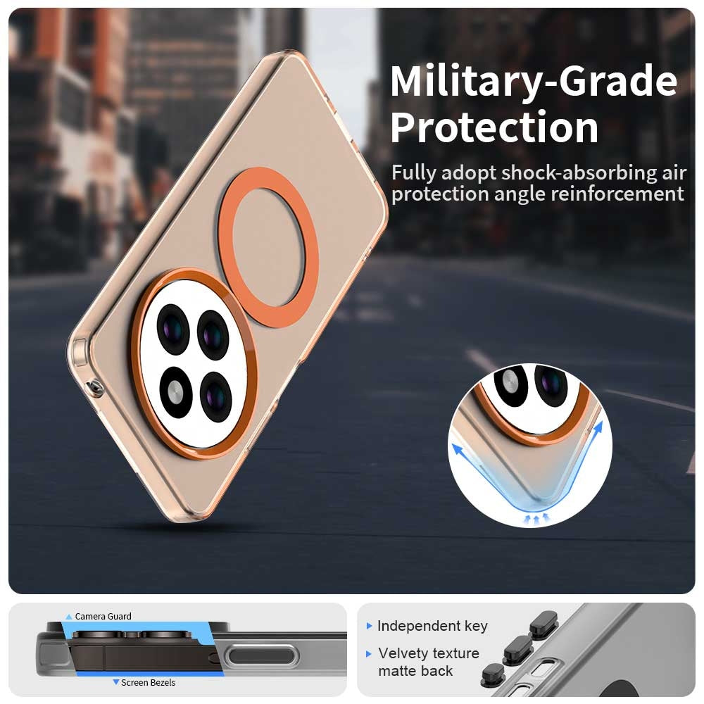 Redmi 14R Durable MagSafe Phone Case - Hybrid TPU & PC Design, Lightweight & Stylish, Candy Colour, Wireless Charging Friendly