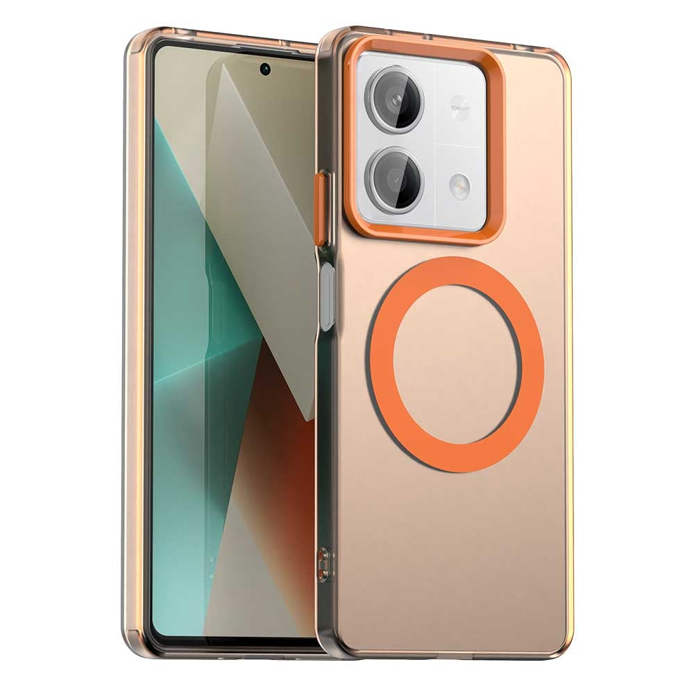 Redmi Note 13R Pro Durable MagSafe Phone Case - Hybrid TPU & PC Design, Lightweight & Stylish, Candy Colour, Wireless Charging Friendly