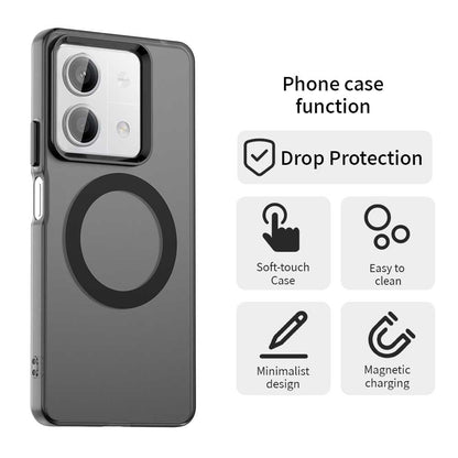 Redmi Note 13R Pro Durable MagSafe Phone Case - Hybrid TPU & PC Design, Lightweight & Stylish, Candy Colour, Wireless Charging Friendly