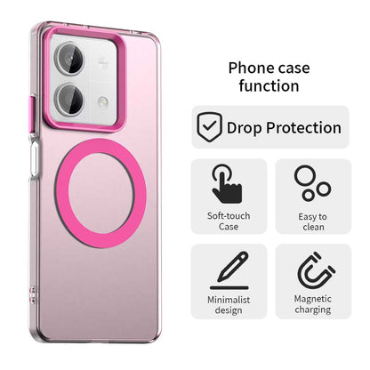 Redmi Note 13R Pro Durable MagSafe Phone Case - Hybrid TPU & PC Design, Lightweight & Stylish, Candy Colour, Wireless Charging Friendly
