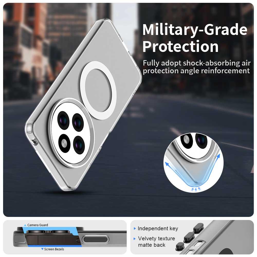 Redmi A3 Pro Durable MagSafe Phone Case - Hybrid TPU & PC Design, Lightweight & Stylish, Candy Colour, Wireless Charging Friendly