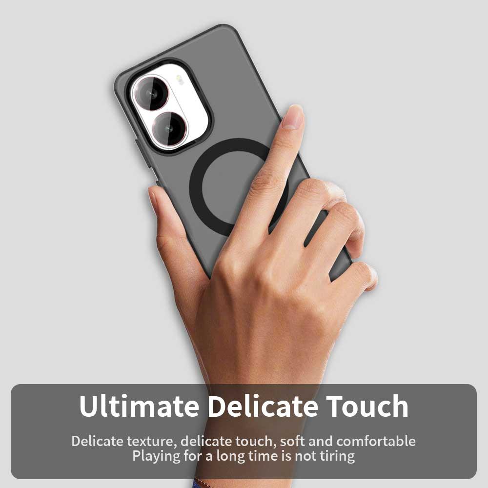 Redmi Turbo 4 Durable MagSafe Phone Case - Hybrid TPU & PC Design, Lightweight & Stylish, Candy Colour, Wireless Charging Friendly