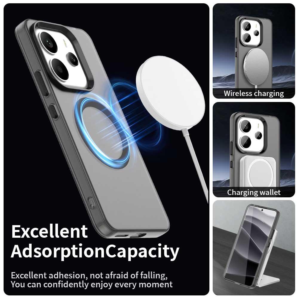 Redmi Note 14 4G 163.25mm Durable MagSafe Phone Case - Hybrid TPU & PC Design, Lightweight & Stylish, Candy Colour, Wireless Charging Friendly