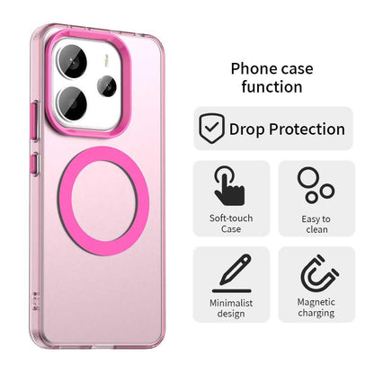 Redmi Note 14 4G 163.25mm Durable MagSafe Phone Case - Hybrid TPU & PC Design, Lightweight & Stylish, Candy Colour, Wireless Charging Friendly