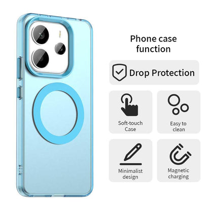 Redmi Note 14 4G 163.25mm Durable MagSafe Phone Case - Hybrid TPU & PC Design, Lightweight & Stylish, Candy Colour, Wireless Charging Friendly