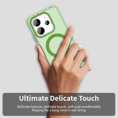 Redmi Note 14 4G 163.25mm Durable MagSafe Phone Case - Hybrid TPU & PC Design, Lightweight & Stylish, Candy Colour, Wireless Charging Friendly