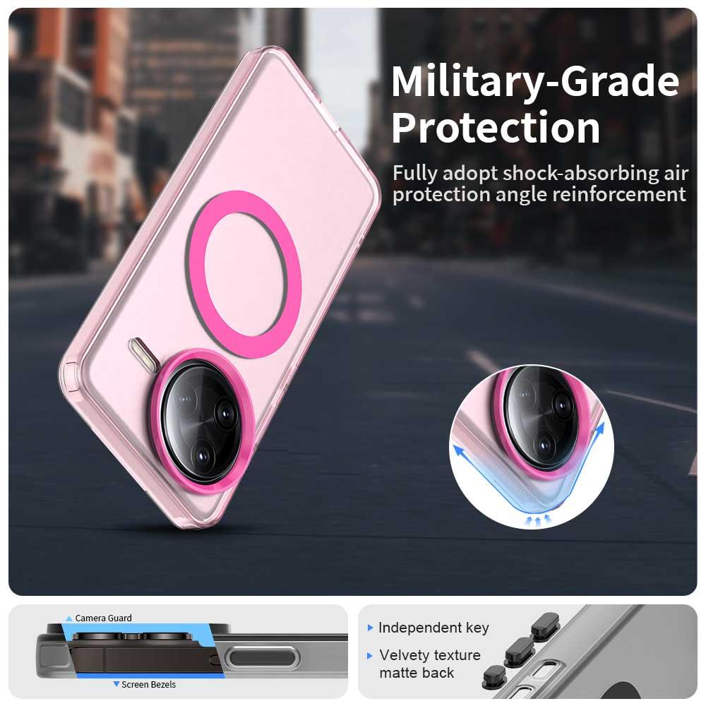 Redmi K80 Pro Durable MagSafe Phone Case - Hybrid TPU & PC Design, Lightweight & Stylish, Candy Colour, Wireless Charging Friendly