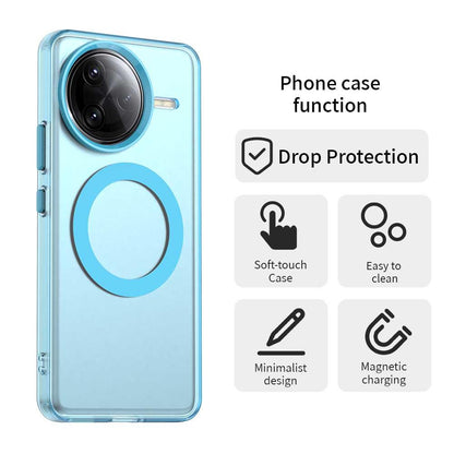 Redmi K80 Pro Durable MagSafe Phone Case - Hybrid TPU & PC Design, Lightweight & Stylish, Candy Colour, Wireless Charging Friendly