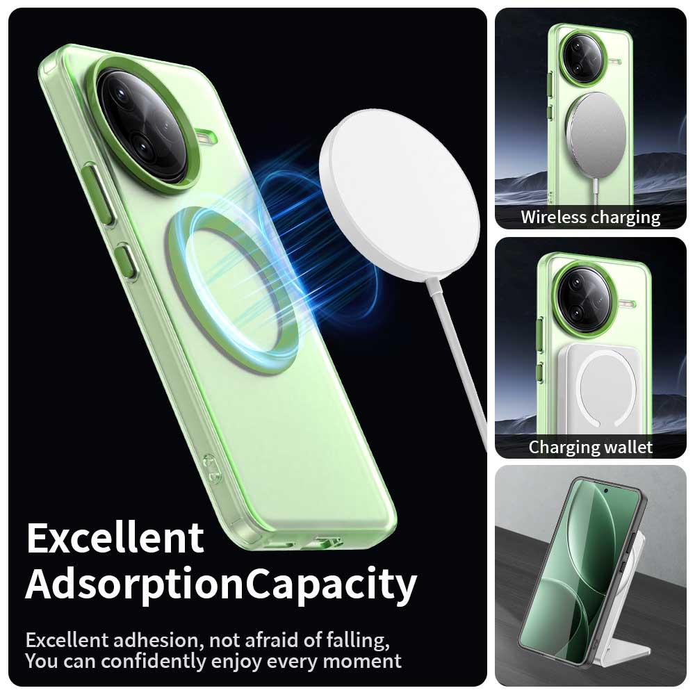 Redmi K80 Pro Durable MagSafe Phone Case - Hybrid TPU & PC Design, Lightweight & Stylish, Candy Colour, Wireless Charging Friendly